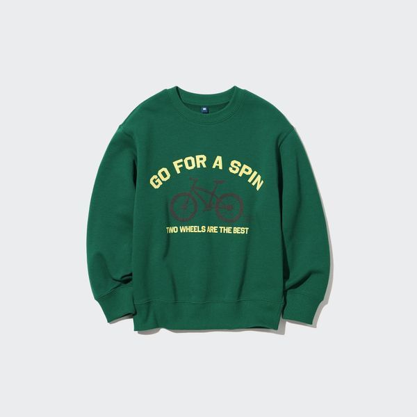 Cвітшот Uniqlo розмір 5-6 зелений (460089) id_15996 фото
