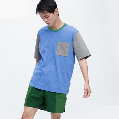 Футболка Uniqlo розмір М блакитна (458077) id_13578 фото
