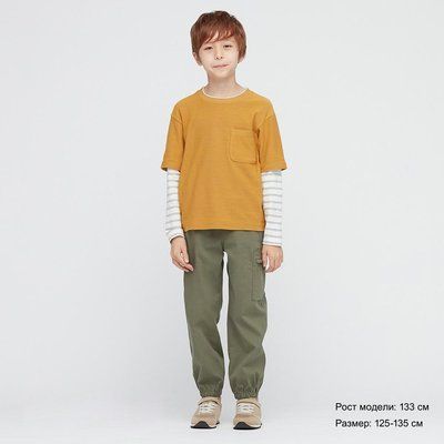 Джоггеры Uniqlo 5-6 лет 110-116 рост синие (434140) 434140 фото