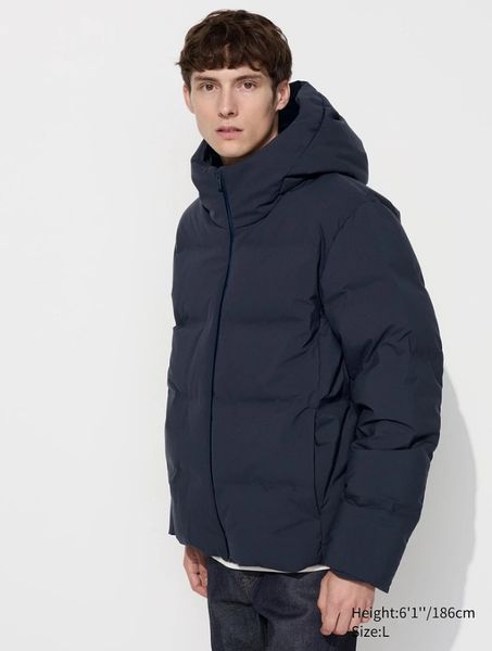 Зимовий безшовний пуховик Seamless Down Uniqlo (459624-k) 459624 фото