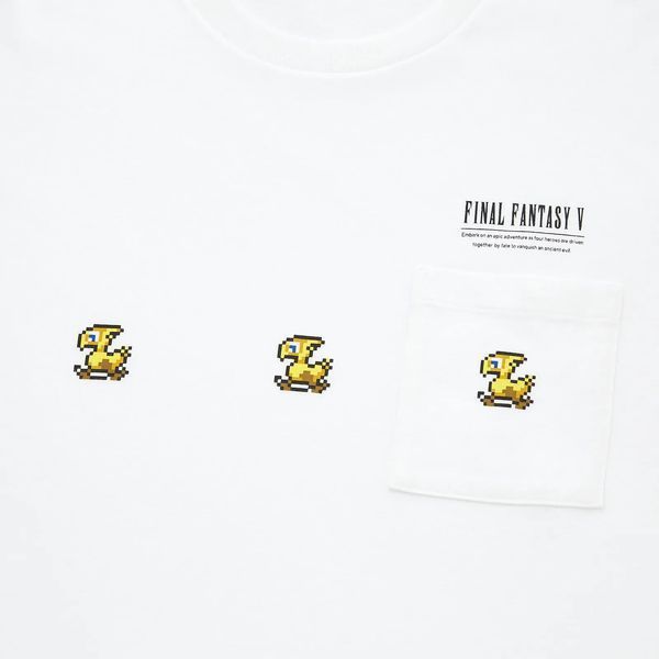 Футболка Uniqlo FINAL FANTASY UT розмір М біла (449078) 449078 фото