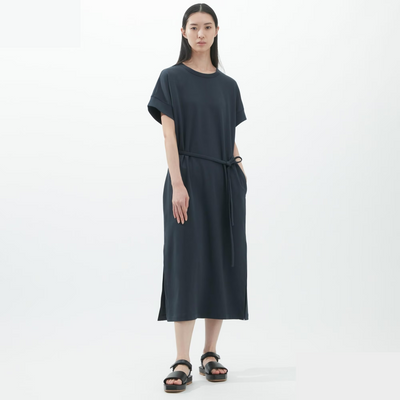 Сукня Uniqlo AIRISM COTTON розмір S темно сіра (458011) id_13382 фото