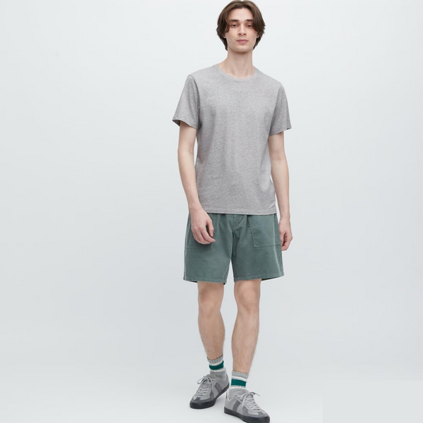 Футболка Uniqlo SUPIMA COTTON розмір L сіра (458040) id_14367 фото