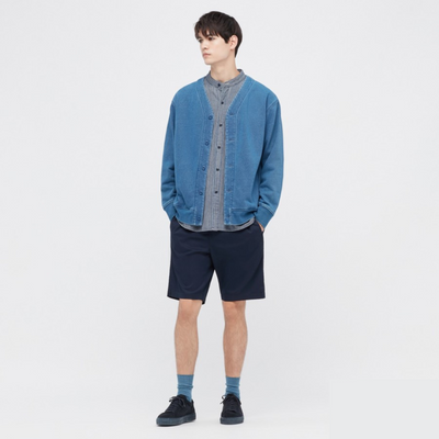 Шорти Uniqlo розмір XXL темно сині (445036) id_15136 фото
