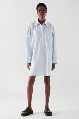 Сукня-сорочка COS OVERSIZED розмір XS\S блакитна смужка (0997445002) 0997445002 фото